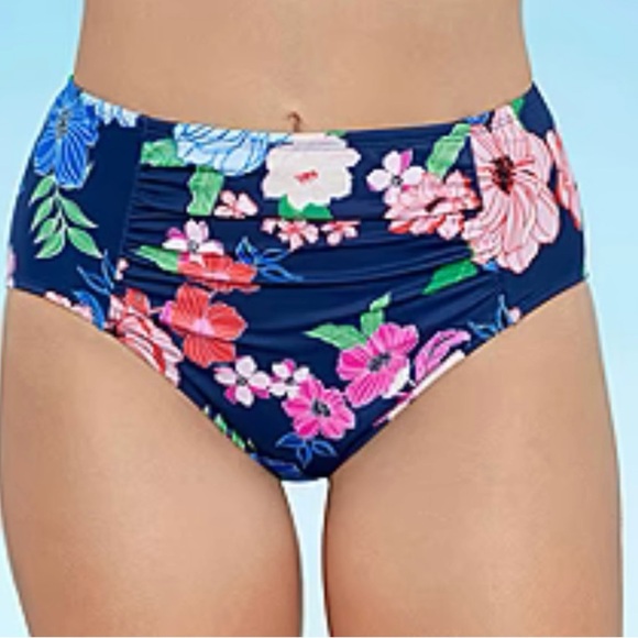 Liz Claiborne Bikini Bottom Women’s Comfort Waistband Brief Swimsuit Bottom - Picture 1 of 3